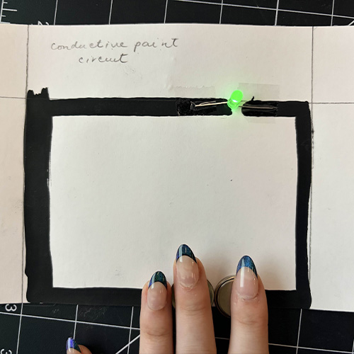 This is when I found out you had to touch the two batteries together