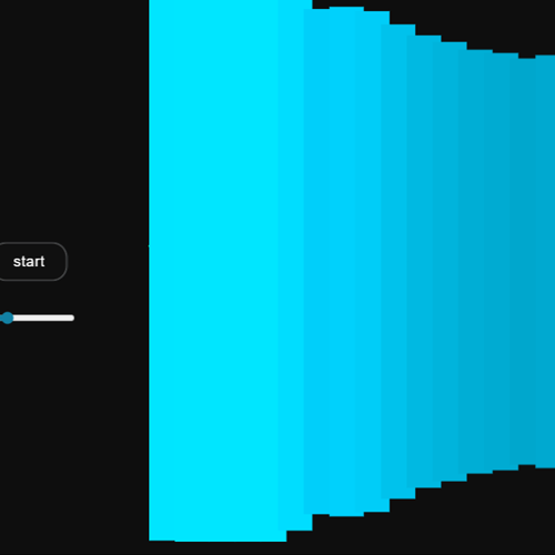 Here's another iteration where I mirrored the reactive sound bars so that they move upward and downward.